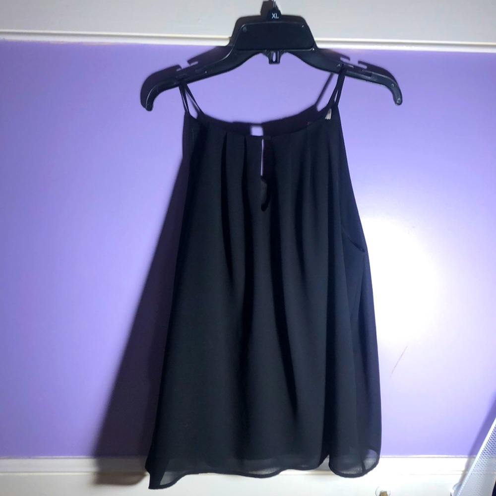 black tank top